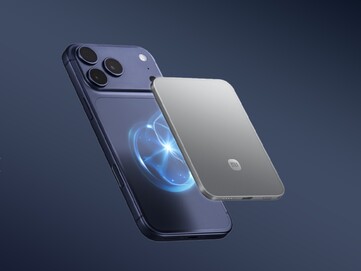 It fits the iPhone 17 Pro perfectly for wireless charging up to 7.5W. (Image source: Xiaomi via Amazon Japan)
