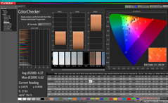 ColorChecker before calibration