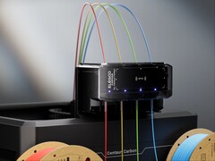 Canvas system installed on the Centauri Carbon 3D printer.