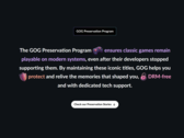 GOG has undertaken a major game preservation endeavour (image source: GOG)