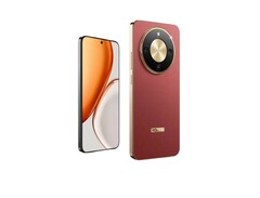 The Honor X70 is expected to feature the capable Snapdragon 6 Gen 4 mid-range SoC. Pictured: A leaked image of the handset, edited. (Image source: Digital Chat Station via Weibo)