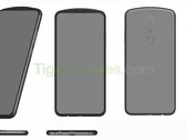 A render outlining the newly-discovered Huawei patent. (Source: TigerMobiles)
