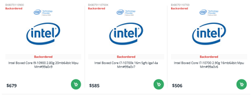 Comet Lake-S prices. (DirectDial via momomo_us)