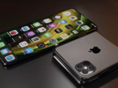 A Galaxy Z Flip-like iPhone foldable concept. (Image: iOS Beta News)