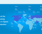 Opera's ad-blocker usage map. (Source: Opera)