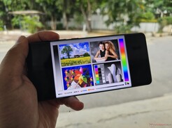 Outdoor viewing under shade