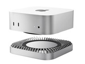 RayCue's new Mac mini dock swaps ports for a faster external SSD. (Image source: RayCue)