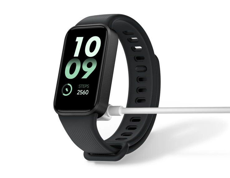 The Xiaomi Smart Band 11 Active charges magnetically.