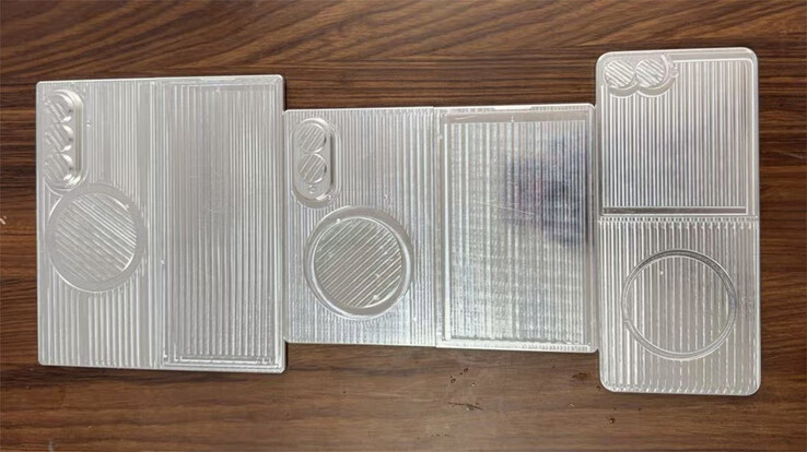 The Galaxy Z Fold8, Galaxy Z Wide Fold and Galaxy Z Flip8, from left to right, in their unfolded states.