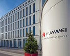 Huawei office building in Duesseldorf, first Huawei 5G phone coming at MWC 2019