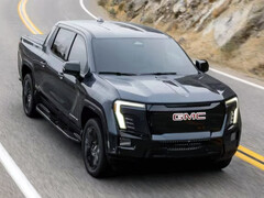 The 2026 electric Sierra pickup truck. (Image source: GMC)