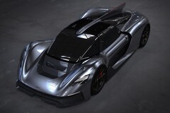 Like most hypercars, the Arash AFX looks very aerodynamic in these first teaser pictures (Images: Arash)
