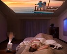 The BenQ GV50 can project images onto the wall or ceiling. (Image source: BenQ)