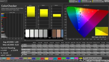 CalMAN color accuracy