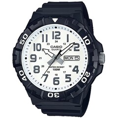 The Casio MRW-210H-7AV watch features 100 m (10 bar) water resistance (Image source: Casio)