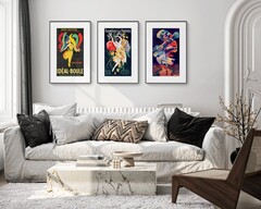 The PocketBook InkiPoster aims to combine digital convenience with the look of printed art. (Image source: PocketBook)