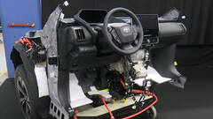 Toyota&#039;s new EVs drive themselves on the assembly line (image: Toyota/YT)