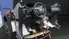Toyota's new EVs drive themselves on the assembly line (image: Toyota/YT)