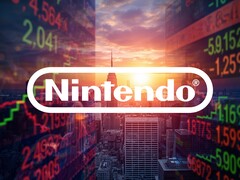 Banner for Nintendo stock ticker shown