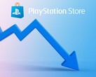 Graphic for falling PlayStation Store prices shown