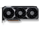 Artist render of AMD Radeon RX 9070 XT GPU. (Image source: AMD)