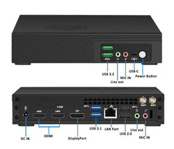 Newsmay Neosmay S2-B560TPM - ports (source: Newsmay)