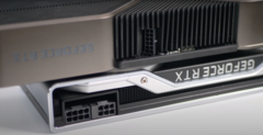 The GeForce RTX 3080 Founders Edition has a 12 pin connector after all. (Image source: Digital Foundry)