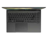 Acer Swift X 16 - Keyboard. (Image Source: Acer)