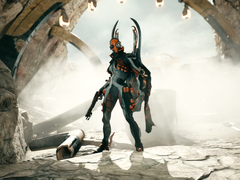 A screengrab from Warframe running on PC
