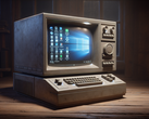 Windows 11 on a very old computer (Image source: Generated using DALL·E 3)