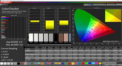 CalMAN: ColorChecker (calibrated)