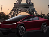 Wrapped Cybertruck in Paris (image: Gautier Salles @ Unsplash/edited)