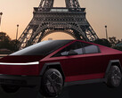 Wrapped Cybertruck in Paris (image: Gautier Salles @ Unsplash/edited)