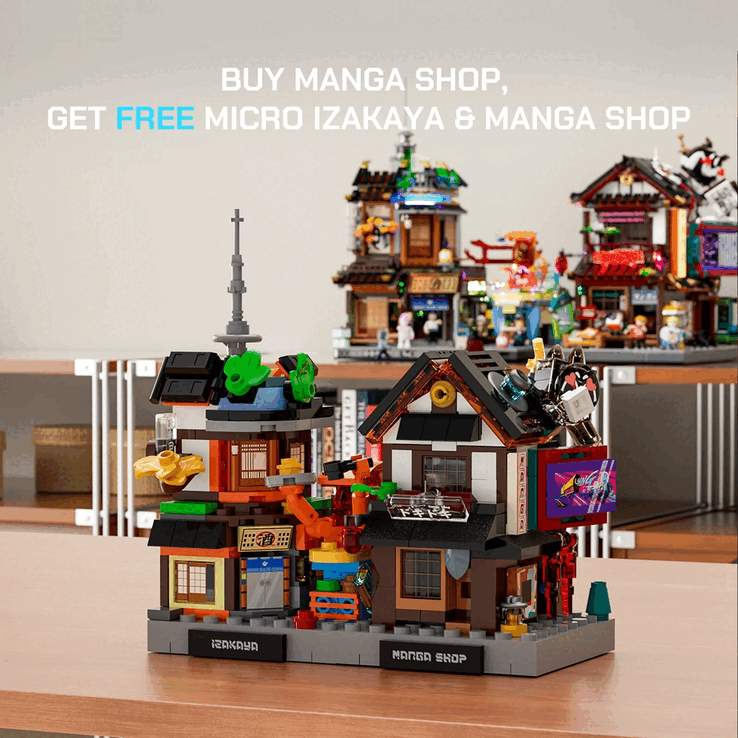 Lumibricks includes miniature versions as a bonus with direct purchases