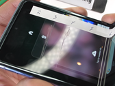 The Galaxy Z Fold's display needs to be handled with extreme care. (Image Source: JerryRigEverything on YouTube)