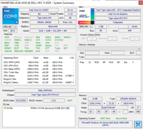 HWiNFO system info