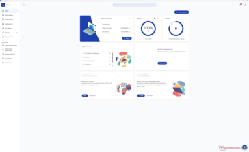 Vantage home screen