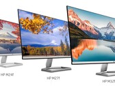 HP's new M-series FHD monitors, made from 85% recycled plastic. Image via HP