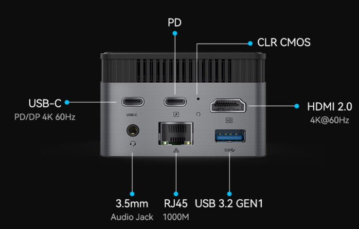 The M6S Plus is a mini-PC powered via USB PD (Image source: Morefine)