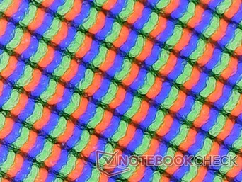 Matte RGB subpixel array
