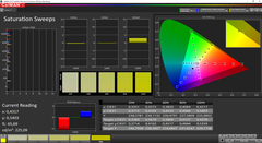 Saturation calibrated (target color space: P3)