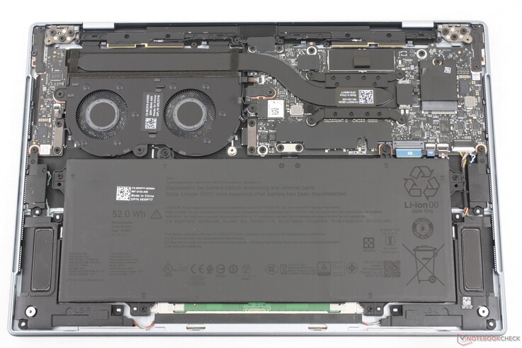 XPS 13 Wildcat motherboard. Only the battery and M.2 2242 SSD are removable