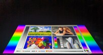 Viewing angle from the bottom