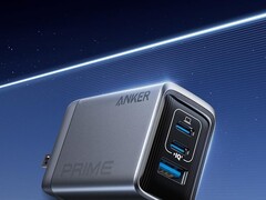 The Anker Prime 100 W GaN charger offers a total of three ports; two USB-C and one USB-A (Image source: Anker)