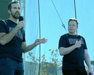 Drew Baglino at the 4680 battery unveiling (image: Tesla/YT)