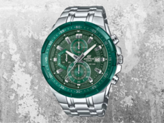 Casio’s Edifice EFR-539DE-3A (pictured) and two other EFR-539DE models have been launched. (Image source: Casio)