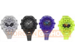 From left to right, Casio GA-V01A-8A, GA-V01-1A, GA-V01-2A, and the GA-VO1-9A. (Image source: @morgan_gshock on Instagram)