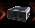 The FA80G is available with up to the AMD Ryzen 9 9950X3D. Pictured: a promo picture showing the front of the mini PC (edited).