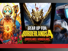 The banner for the Gear Up for Borderlands 4 Humble Bundle is shown (Image source: Humble Bundle)