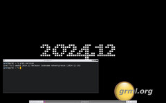 Grml 2024.12 fluxbox desktop (Image source: Grml.org)